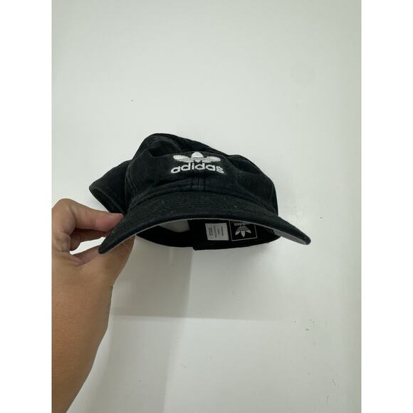 Adidas Baseball Hat Adjustable Black Logo Cap - Picture 10 of 11